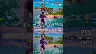 PS5 vs. PS5 Pro 120FPS Fortnite Comparison | Is it better on the PS5 Pro??!?!? #fortnite #PS5Pro