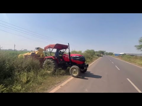 Solis tractor and vardhaman thresher 5fan 750RPM in a shortTime Tha Paddycutting in threshermachine 