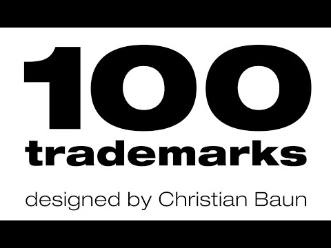 100 trademarks designed by Christian Baun, Denmark