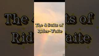 Tarot Suits explained #tarot101 #dailytarot #learntarot