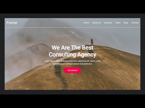 How To Make Website Using HTML And CSS  | HTML CSS Website