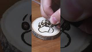 Pyrography Project For Beginners #woodburning #shorts
