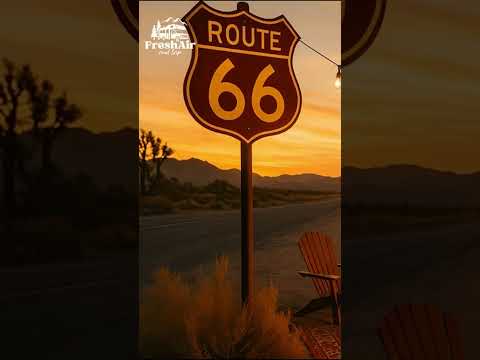 Classic Folk Acoustic 🛣️ Dreamy Route 66 Road Trip