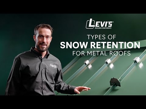 Types of Snow Retention for Metal Roofs