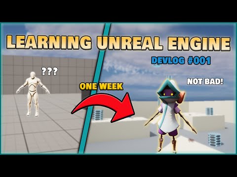 LEARNING GAME DEV IN UE5: ONE WEEK PROGRESS | DEVLOG #001