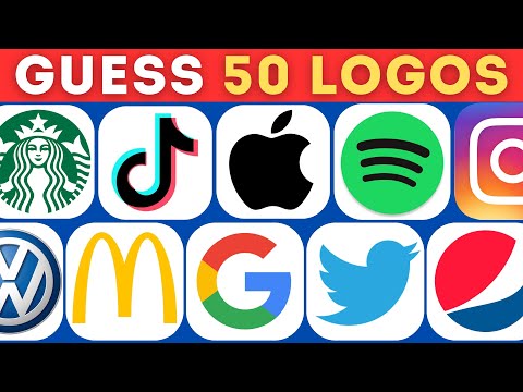 GUESS The Logo In 5 Seconds | 50 Famous Logos | Logo Quiz