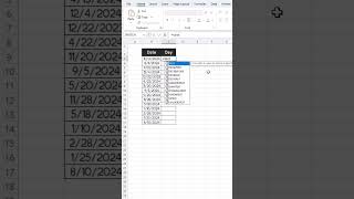 Speed Up Your Date Formatting in Excel! 🚀📅#excel #tutorial #spreadsheet #cell #vlookup #diy