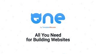 ONE by TemplateMonster. All You Need for Building Websites