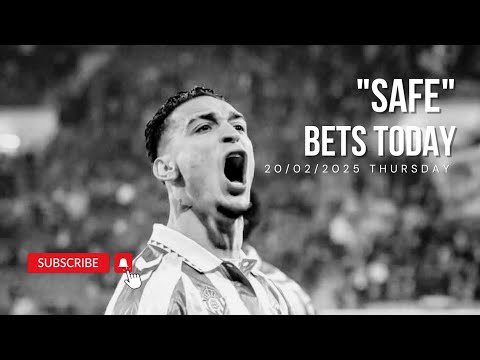 FOOTBALL PREDICTIONS TODAY 20/02/2025 SOCCER PREDICTIONS TODAY | BETTING TIPS, #footballpredictions