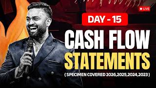 CASH FLOW STATEMENT | SPECIMEN COVERED | ACCOUNTS DAY-15 | CLASS 12 ISC | SHUBHAM JAGDISH
