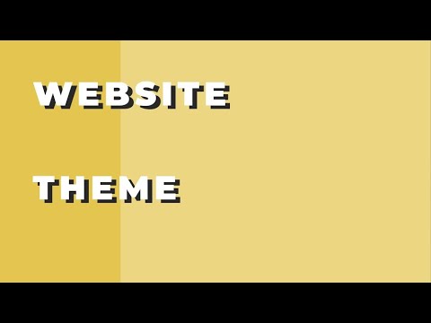 website theme 👨‍💻