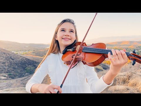 Amazing Grace (My Chains Are Gone) | Karolina Protsenko | Singing and Playing Violin