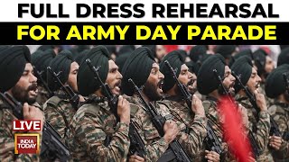 LIVE: Full Dress Rehearsal For Army Day Parade LIVE From Jaipur I Army Day Parade 2026 LIVE Visuals