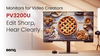 BenQ PV3200U – 4K 32” Video Editing Monitor