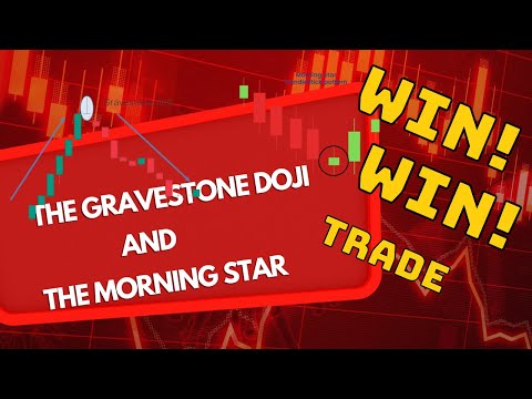 Candle Stick Pattern -Win! Win! Trade,,,,,,,,The Gravestone Doji and The Morning Star (Part 4)