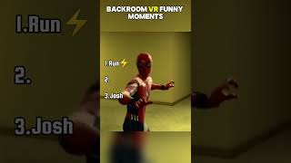 Backroom vr funny moments 🤣 #funnyvideo #funny #funnymoments #funnyshorts #backrooms #horrorgaming