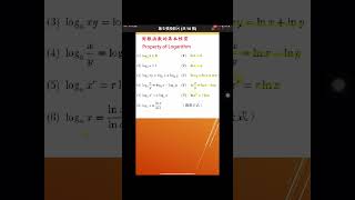 Derivatives of Exp and Log Fcts | 204012p2  #shortsyoutube