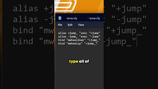 Quick & Easy 100% Bunny Hop Config Settings (Simple Binds Guide/Desubtick) #cs2 #csgo #counterstrike