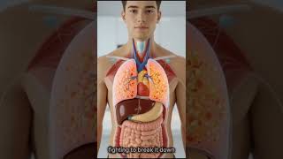 Let’s analyze how alcohol affects the body #3dvisualization #facts