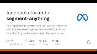 GitHub - facebookresearch/segment-anything: The repository provides code for running inference wi...