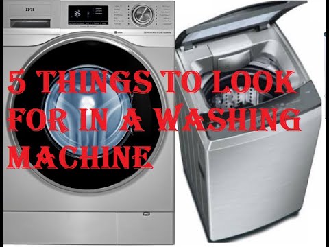 4 THINGS TO CONSIDER WHEN SHOPPING FOR A WASHING MACHINE