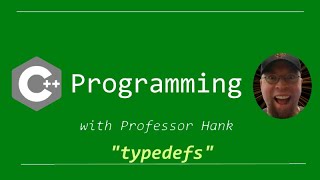 C++ Tutorial:  typedefs // how to use typedef to create synonyms and aliases
