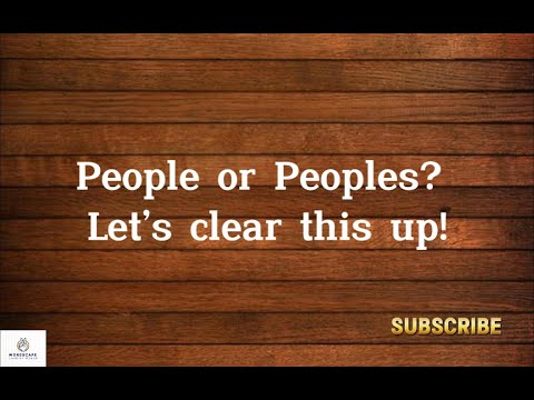 People vs Peoples: What's the Difference? | Easy English Grammar Explained #commonerrorsinenglish