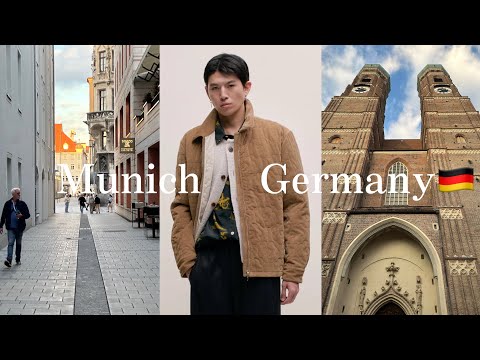 【MODEL/VLOG】ミュンヘンで出会った古着と街の風景|ホテルツアー&撮影裏側🇩🇪