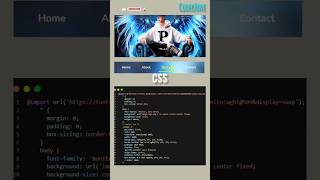 9/100: How To Create Responsive Navbar Using Html & Css #html #css #js #cssanimation #shorts #html5