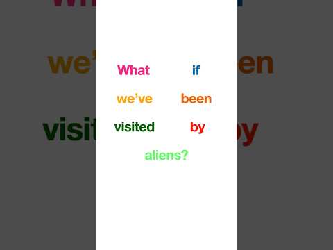 Let's talk about some new "evidence" of aliens. #universe #space #animation #earth #science