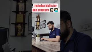 BBA student must watch 🧐 #bba #skills #technicalskill #delhiuniversity #ytshortsindia