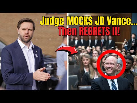 Judge Laughs at JD Vance in Court—Then Gets Stunned by His Legal Genius!