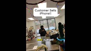 CUSTOMER SELLS IPHONE!!! #education #brokenfix #smartphone #problemfix #cellphone #mobilephone