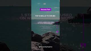 Top 3 Skills to Win Big #WinningMindset #AdaptAndThrive #BoldMoves #SuccessJourney