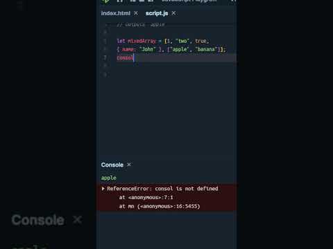 Mastering JavaScript Arrays: Tips, Tricks, and Examples #shorts #short  #codingchallenge