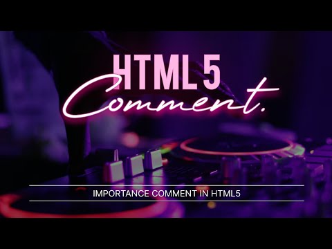 Importance comment in HTML