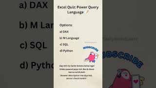 Which language does Power Query use? 🤔 #shorts #excel #powerbi #powerbishorts #exceltips
