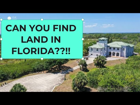 Watch this video to see properties in Florida with land and acreage.