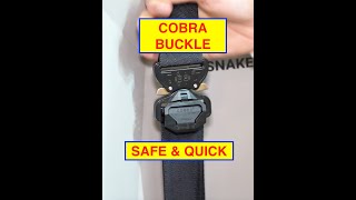 Cobra Buckle - Impossible to Open Under Tension!