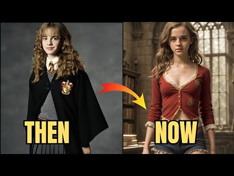 Harry Potter Cast (2001 -2025 ) Then  And Now 🎯 #emmawatson #harrypotter #castevolution #thenandnow