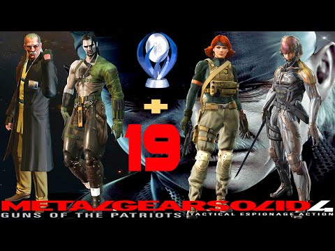 Metal Gear Solid 4 - Platinum Trophy and Some Easter Eggs - No Commentary - Part 19