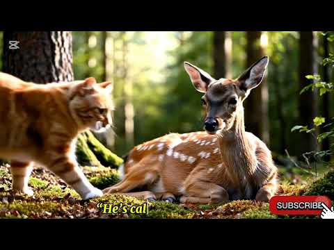 "Fat Cat’s Jungle Rescue 🐱🦌 | Heartwarming Baby Deer Reunion in the Himalayas!"