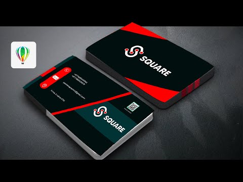 Professional Business Card Design in CorelDraw | Visiting Card Design Tutorial