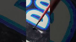 Glow Vs Glitch | Typography #shorts #typography #vs #art #creativeart