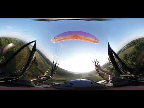 Paramotoring Around the Neighborhood in 360 - Crops, Old Sawmill, RC Field