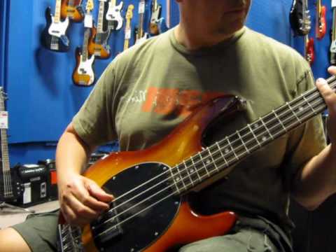 Slapping on a Musicman