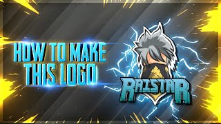 How to make logo like raistar || raistar logo || Tutorial
