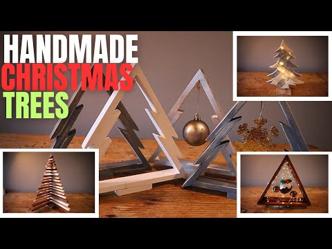 XMAS TREES anyone can make || Beginner Woodworking Projects