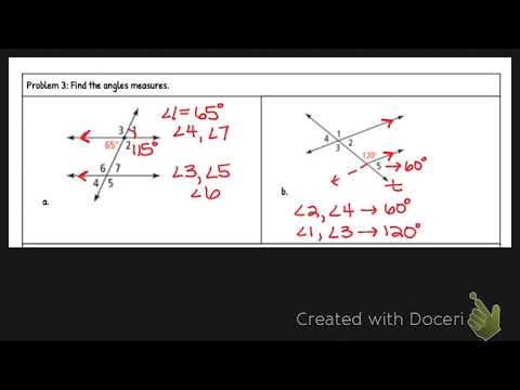 Parallel Lines and Transversals