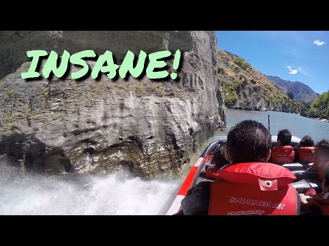 Inches from disaster - New Zealand high speed jet boat ride